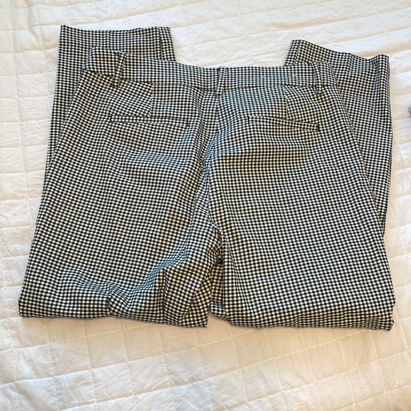 LOFT black + white checked pants. Size 10. 58% cotton. Like new condition. Nice! - Picture 4 of 5
